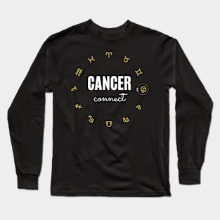 Cancer Zodiac Horoscope Long Sleeve T-Shirt